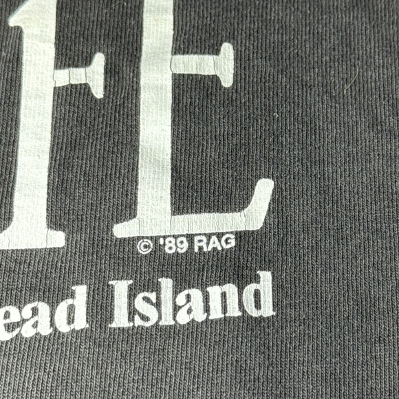 Vintage Salty Dog Cafe Hilton Head Island South Beach Black Faded XL T Shirt - Picture 3 of 9